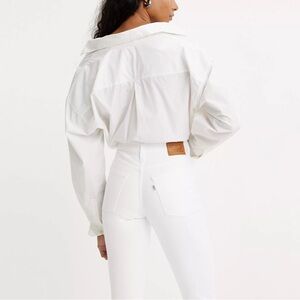 Levi’s Jeans Mile High Super Skinny Jeans White Gold Tag Size 28